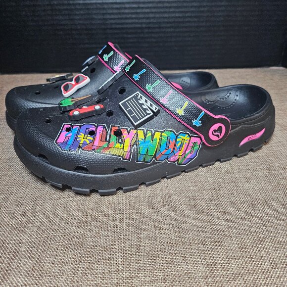 Skechers Black Women's Foamies Arch Fit Footsteps Stardust Clog Size 7.5 New - Picture 3 of 11